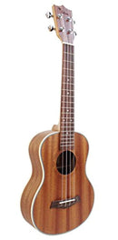 Kulana Deluxe Tenor Ukulele, Mahogany Wood with Binding and Aquila Strings + Gig Bag