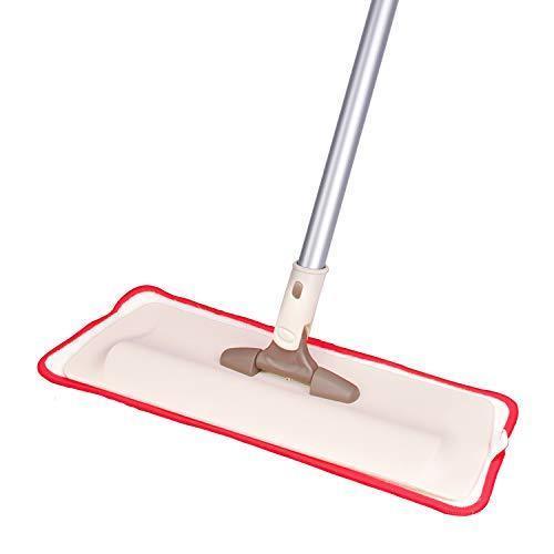 Microfiber Mop for Floor Cleaning-Wet/Dry Professional Flat Mops for Hardwood Floor, Laminate and Tile Floor, with Reusable Mop Pad