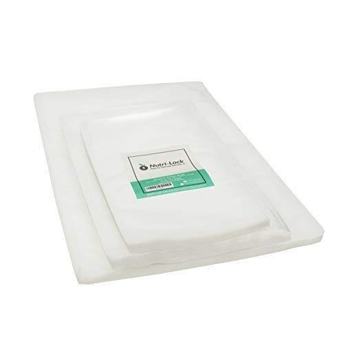 Nutri-Lock Vacuum Sealer Bags. (150 Bags) 50 Pint, 50 Quart & 50 Gallon Food Sealer Bags for FoodSaver, Sous Vide