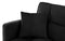 DIVANO ROMA FURNITURE Modern Plush Tufted Velvet Splitback Living Room Futon (Dark Grey)