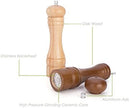 8-inch Wooden Pepper Mill, Natural by Newward