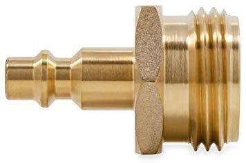 Camco Heavy Duty Brass Blow Out Plug - Helps Clear the Water Lines in Your RV During Winterization and Dewinterization (36153)