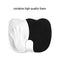 Seat Cushion - Car Seat Butt Pillow, Hip Support for Office Chair and Wheelchair - Coccyx Orthopedic Memory Foam Pad for Tailbone, Sciatica, Back Pain Relief - Breathable, Black (2-Pack)