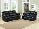 Homelegance Resonance 83" Bonded Leather Double Reclining Sofa, Brown