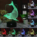 3D Illusion Animal Giraffe Remote Control LED Desk Table Night Light Lamp 7 Color Touch Lamp Kiddie Kids Children Family Holiday Gift Home Office Childrenroom Theme Decoration by HUI YUAN