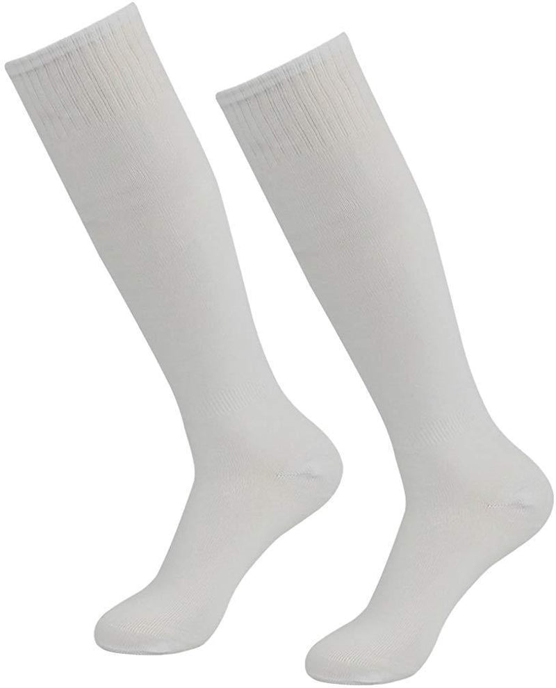 Soccer Socks, RTZAT Unisex Solid Knee High Tube Team Sports Football Socks, 2,6,12 Pairs