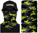 MIRKOO Microfiber Polyester Multifunctional Seamless Multifunctional UV Headwear motorcycle face cover Magic Scarf Neck Gaiter for Motorcycling Hiking Cycling Ski Snowboard face mask(888)