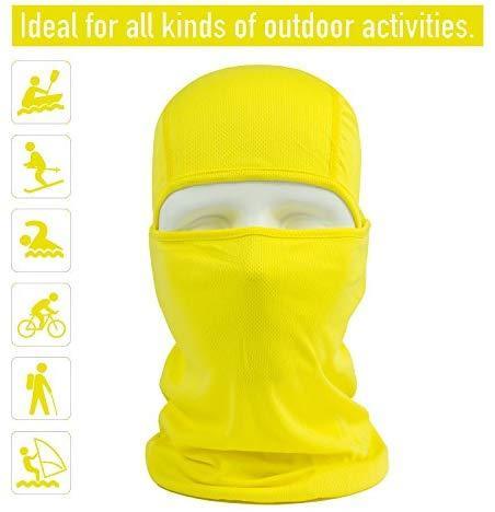 hikevalley Balaclava Face Mask Adjustable Windproof UV Protection Hood