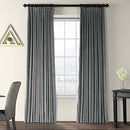 Half Price Drapes VPCH-VET1211-84 Signature Doublewide Blackout Velvet Curtain, Amber Gold, 100 X 84