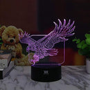 3D Illusion Animal Giraffe Remote Control LED Desk Table Night Light Lamp 7 Color Touch Lamp Kiddie Kids Children Family Holiday Gift Home Office Childrenroom Theme Decoration by HUI YUAN