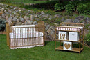 Little Seeds Monarch Hill Ivy Metal Crib, Gold