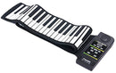 Tomsenn 88 Keys Professional Silicon rubber midi Flexible Roll up Electronic Piano Keyboard with louder speaker,for windows.