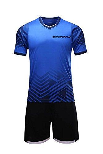 PAIRFORMANCE Boys' Soccer Jerseys Sports Team Training Uniform Age 4-12 Boys-Girls Youth Shirts and Shorts Set Indoor Soccer