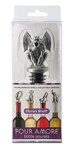 TenTen Labs Wine Aerator Pourer (2-pack) - Decanter Premium Aerating Spout - Gift Box IncludedStainless Steel Zombie Wine Aerator Pourer - Deluxe Decanter Spout for Robust Red and White Wine - Pour Amore Bottle Pourer/Stopper & Air Diffuser