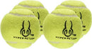 Hyper Pet Tennis Balls for Dogs, Pet Safe Dog Toys for Exercise and Training, Pack of 4, Green