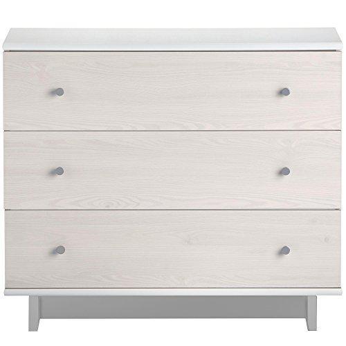 Little Seeds Maple Lane Dove 3 Drawer Dresser, White