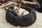 Nest 9 Round Dog Bed Deep Den, Bagel, Donut, and Deep Dish Style for Cuddler, Machine Washable