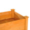 Outsunny 2' x 4' Wooden Elevated Garden Bed Outdoor Raised Planter Box with Legs