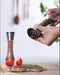 T·G·Y Salt and Pepper Grinder Set Tall Salt and Pepper Shakers Pepper Mill Salt Mil , Set of 2 Stainless Steel Adjustable