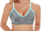 AKAMC 3 Pack Women's Medium Support Cross Back Wirefree Removable Cups Yoga Sport Bra