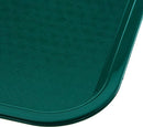 Carlisle CT121615 Café Standard Cafeteria / Fast Food Tray, 12" x 16", Teal