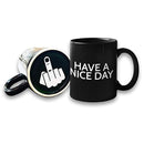 Funny Coffee Mug by Find Funny Gift Ideas | Unique Novelty Coffee Mugs for Men | Funny Coffee Mugs for Women | Have A Nice Day Middle Finger Coffee Mug | Great Coffee Gift