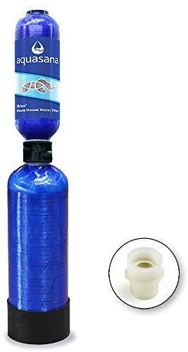 Aquasana Whole House Water Filter System - Filters Sediment & 97% Of Chlorine - Carbon & KDF Home Water Filtration - EQ-1000