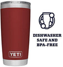 YETI Rambler 20 oz Stainless Steel Vacuum Insulated Tumbler w/MagSlider Lid