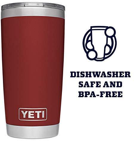 YETI Rambler 20 oz Stainless Steel Vacuum Insulated Tumbler w/MagSlider Lid