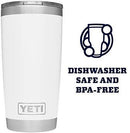 YETI Rambler 20 oz Stainless Steel Vacuum Insulated Tumbler w/MagSlider Lid