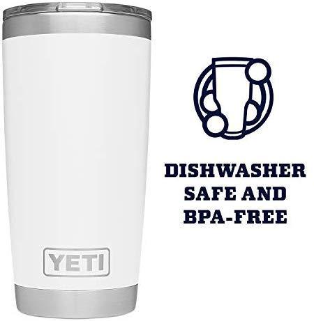 YETI Rambler 20 oz Stainless Steel Vacuum Insulated Tumbler w/MagSlider Lid