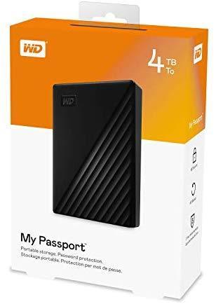 WD 2TB My Passport Portable External Hard Drive, Black - WDBYVG0020BBK-WESN