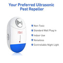 2018 Upgraded Pest Control Ultrasonic Repellent Plug in Pest Reject - Electric Mouse Repellent & Mosquito Repellent in Pest Repellent - Mouse Repellent for Mosquito, Mice,Rat,Roach,Spider,Flea,Ant,Fly