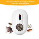 Patented Deep Pest Reject Ultrasonic Repeller, Mouse Rat Repellent, Plug-in Repelling For Mouse, Roaches , Flies, Mosquito