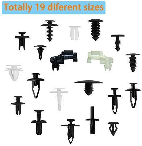 ROLINGER Auto Clips Car Vent Body Clips Retainer Push Kit - 421Pcs Car Panel Trim Plastic Fasteners Rivet Kits Universal for Ford GM Toyota Honda Chrysler ¡­