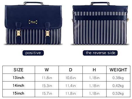 Laptop Bag 13.3 Inch - for Women Laptop Case Shoulder Messenger Macbook Pro Bag