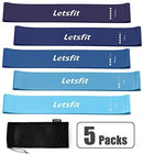 Letsfit Resistance Loop Bands, Resistance Exercise Bands for Home Fitness, Stretching, Strength Training, Physical Therapy, Natural Latex Workout Bands, Pilates Flexbands, 12" x 2"