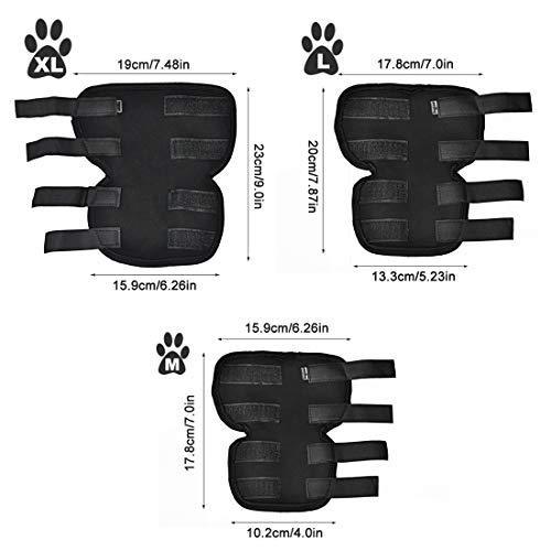 SEISSO Dog Brace for Canine Leg Wound Care, Band Healing Recovery, Sprains Helps with Loss of Stability Caused by Arthritis, Dog Rear Leg Braces