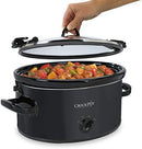 Crockpot 6-Quart Cook & Carry Oval Manual Portable Slow Cooker, Red - SCCPVL600-R