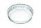 Simax Clear Glass Fluted Cake Dish, Deep | Heat, Cold and Shock Proof, Made in Europe, 10.25 Inch