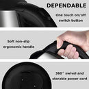 Dezin Electric Kettle Water Heater, 2L Stainless Steel Cordless Tea Kettle, Fast Boil, Auto Shut Off and Boil Dry Protection Tech – Base on SIDE Concept (Simple, Inexpensive, Dependable and Effective)