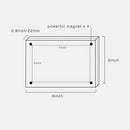 TWING Premium Acrylic Photo Frame - 5x7 inches Magnet Photo Frame -Double Sied Thick Desktop Frames (5 Pack)