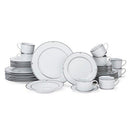 Mikasa 5224199 Platinum Crown 40-Piece Dinnerware Set, Service for 8