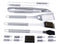 Kacebela BBQ Tools Set, 19-Piece Grill Tools Set, Heavy Duty Stainless Steel Barbecue Grilling Utensils, Premium Grilling Accessories for Barbecue - Spatula, Tongs, Forks, and Basting Brush