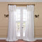 Half Price Drapes PTCH-112-108-RU Ruched Faux Silk Taffeta Curtain, Platinum