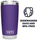 YETI Rambler 20 oz Stainless Steel Vacuum Insulated Tumbler w/MagSlider Lid