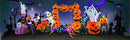 Bigjoys 8 Ft Halloween Inflatable Witch Ghost Decoration Lantern for Home Indoors Outdoors Yard Lawn Party Supermarket