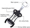 FOHO Wine Opener, Premium Multifunctional Wing Corkscrew Wine Bottle Opener, Luxury Waiter Corkscrew with Stopper Set for Wine Enthusiast Waiters