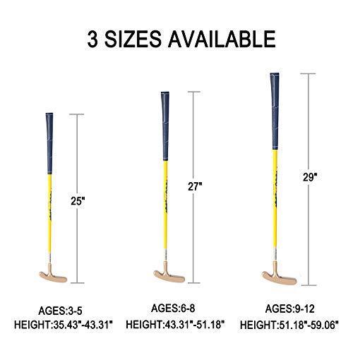 Acstar Two Way Junior Golf Putter Kids Putter Both Left and Right Handed Easily Use 3 Sizes for Ages 3-5 6-8 9-12