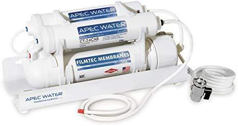 APEC Portable Countertop Reverse Osmosis Water Filter System, Installation-Free, fits most STANDARD FAUCET (RO-CTOP)